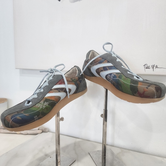 [ EARTH] pastiche Baltic blue Orizon lace up shoe size 8 b mens/ womens - Picture 12 of 14